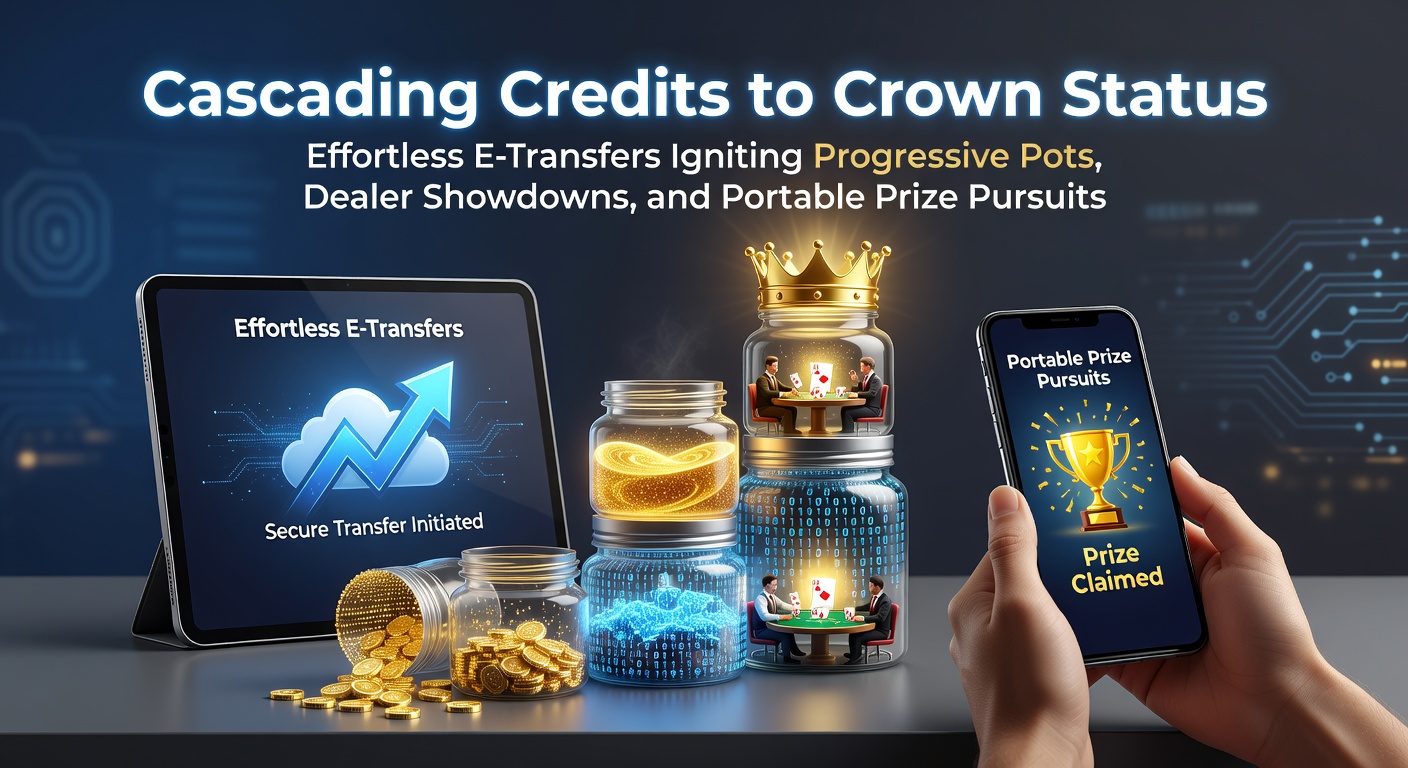 Digital cascade of glowing credits flowing into a royal crown emblem, symbolizing progression from initial wins to elite status in online gaming