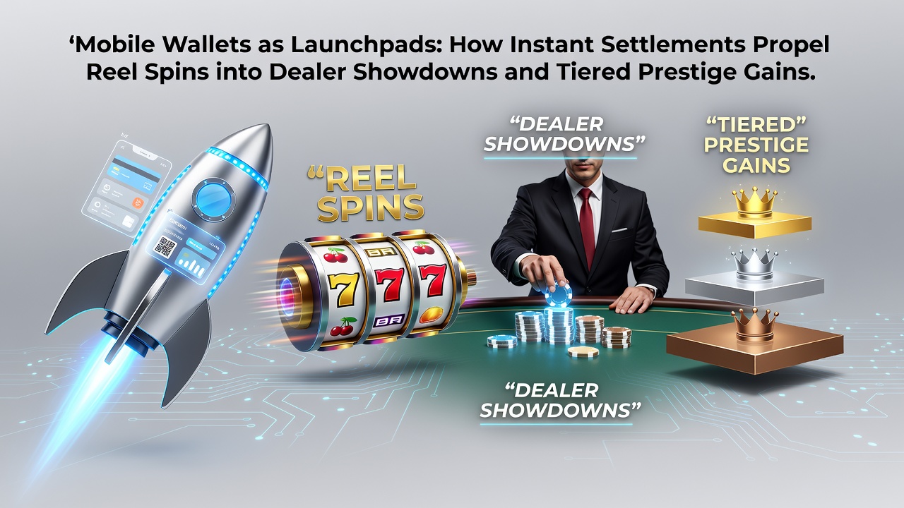Mobile wallet interface showing instant transfers between slot games and live dealer tables on a smartphone screen