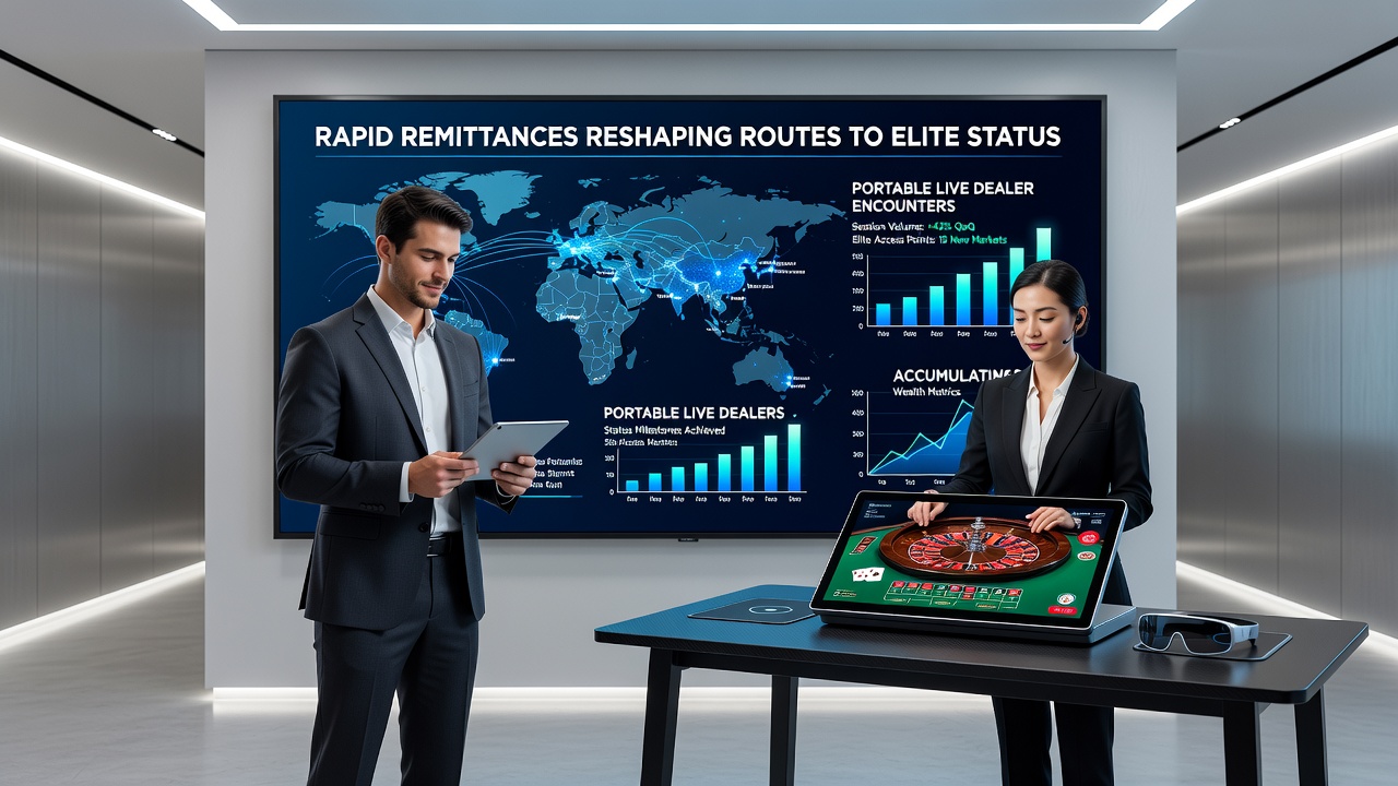 Player dashboard displaying accumulated rewards and elite status progress after live dealer rounds